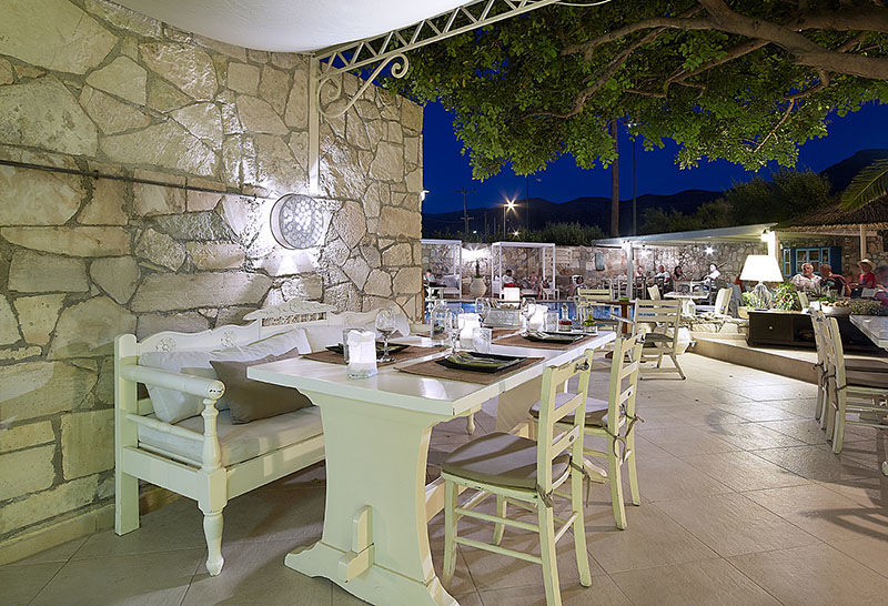 Irida Otel Stalida Restoran fotoğraf